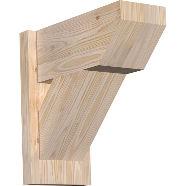 Ekena Millwork Traditional Slat Smooth Outlooker, Douglas Fir, 7 1/2"W x 16"D x 16"H OUT08X16X16TRA06SDF - main